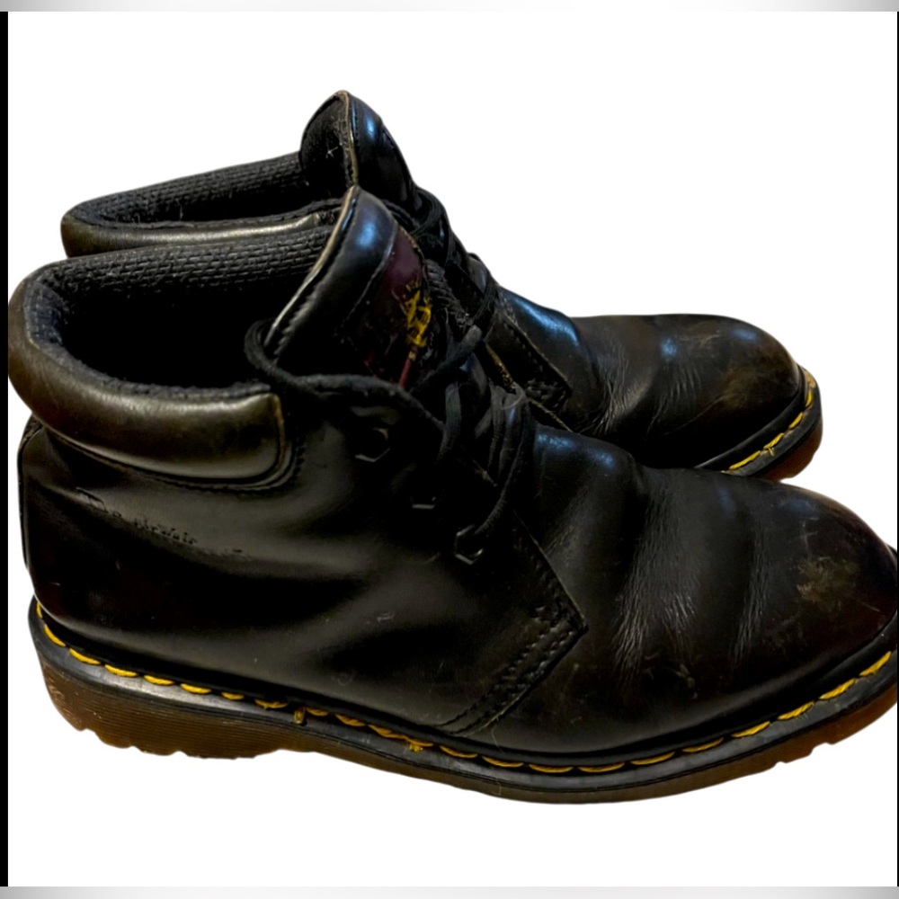 DR.MARTENS Black Leather Chukka Boots ..Men’s Size:7 Made In England 🏴󠁧󠁢󠁥󠁮󠁧󠁿
